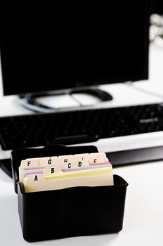 3 Ways to Make Sure Your Job References are an Asset represented by a rolodex