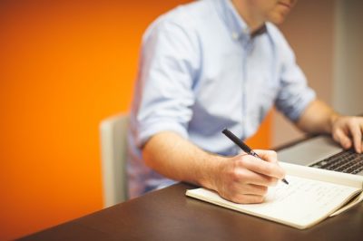 A frustrated woman at her desk