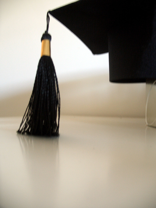 A graduate cap for someone about to job search