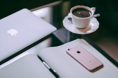 An office desk