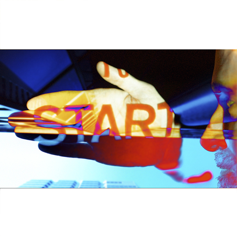 graphic that says "start"