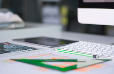 An office desk