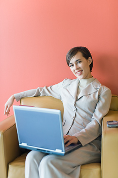 Person sitting in an office showing why Newsweek's Dress Code is Right on the Mark