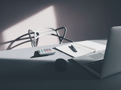 An empty desk