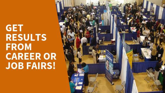 Percent effectiveness job fairs