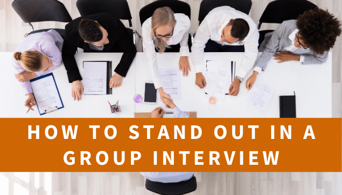 Photo of a group interview