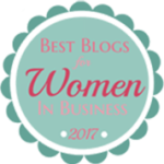 Voted best blogs for women in business 2017