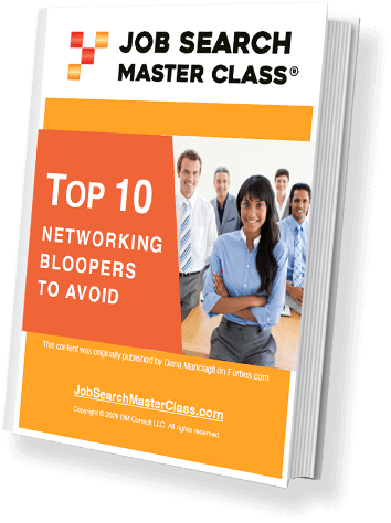 Job Search Masterclass Top 10 Networking Bloopers